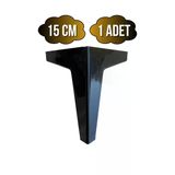 Serçe Düz 15Cm Plastik Ayak Mobilya Masa Ve Dolap Ayağı(15Cm)(Siyah) Siyah 15Cm 15Cm - 1 Adet