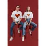 SERCEYO Superman - Supergirl Sevgili Tişört