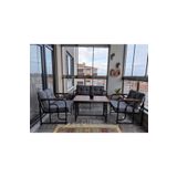 Serdemdizayn Serdem 2+1+1+Sehpa Bahce Balkon Mobilyasi
