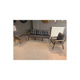 Serdemdizayn SERDEM-(ESTER)-3+1+1 BAHÇE BALKON MOBİLYASI KOLTUK ANTRASİT