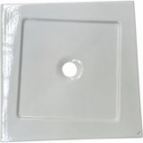 Serel - 80X80 cm Seramik Duş Teknesi Flat Outlet - 40249SS000- - 80 x 80 cm