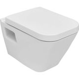 Serel - Diagonal Asma Klozet 53 × 35,5 cm %25 Su Tasarruflu Outlet - DG10ODS110H- - Beyaz