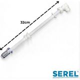 Serel Klozet Taharet Çubuğu - 32CM - Beyaz