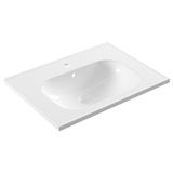 Serel Nita Etajerli Mobilya Dolap Uyumlu Lavabo 48x65 cm - Beyaz