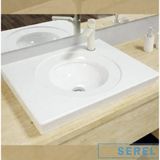 Serel - Poseidon Tezgah Üstü Lavabo 65 cm Beyaz OUTLET - PS30SDS110AB-