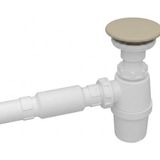 Serel - Seramik Tapa ve Lavabo Sifonu Bej - TP08STL100H