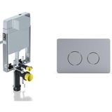 SEREL SMOOTH ASMA KLOZET İÇİN GÖMME REZERVUAR + PANEL BUTON