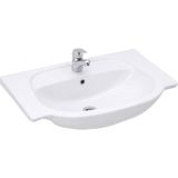 Serel Tek Etajerli Lavabo 47X70 cm - 2837TDS000 - Beyaz