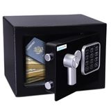 SereneLife Premium Çelik Dijital Kasa - 9,1 "x 6,7" x 6,7 inç | Nakit, Silahlar, Takı ve Daha Fazlası için Güvenli Depolama | Oteller, Dolaplar ve Ev Kullanımı İçin Harika | Elektronik ve
