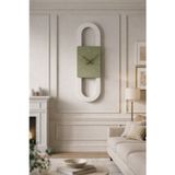 Serengetı Art Berlin Ahşap Salon Duvar Saati Pilli (Ledsiz) Quartz Ultra Sessiz Mekanizma 28 Cm X 85 Cm