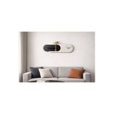 SERENGETI ART KARDELEN AHŞAP PİLLİ LEDLİ İSKANDİNAV TARZI SALON DUVAR RAFI MODERN ÇİÇEKLİK 112 X 28 CM
