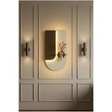 SERENGETI ART LAVANTA AHŞAP PİLLİ LEDLİ İSKANDİNAV TARZI SALON DUVAR RAFI MODERN ÇİÇEKLİK 40 X 75 CM