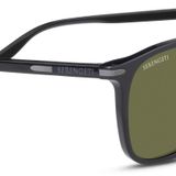 Serengeti DELIO Parlak Siyah/Mineral Polarize Nm 51/21/145 unisex Güneş Gözlüğü