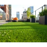 Serenita Home Dekoratif Kaliteli Yeşil Suni Çim Kaymaz Suya Isıya Dayanıklı Bahçe Teras Balkon Halısı - 80 x 80 cm