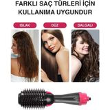 Serenity Haven 1200W Ultra Hava Üflemeli Saç Şekillendirici ve Kurutucu Siyah - Ahşap - Seçenek 1