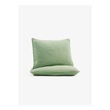 Serenity Keten Kapitone Yastık Kılıfı 2'li Mint 50x70