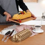Serenk Fun Cooking Baton Alüminyum Döküm Granit Kaplama Kek Kalıbı 34 cm Sarı - Baton