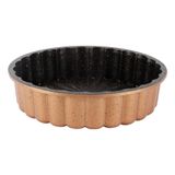 Serenk Fun Cooking Papatya Alüminyum 28 cm Sarı Döküm Granit Kaplama Tart Kalıbı