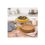 Serenk Fun Cooking Papatya Sarı Tart Kalıbı - 28 Cm Alüminyum Döküm, Yanmaz Yapışmaz Granit Kaplama