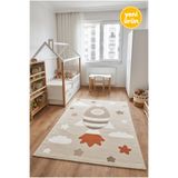 SERENZA HOME LİVİNG Tiny Tales Çocuk halısı Genç Odası Yumuşak Dokulu Erkek Bebek Kız Erkek Bebek Odası Çocuk Oyun Halısı Matı Halı Kilim