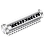 Seres 3 Serisi Uyumlu Alüminyum Çevirmeli Araç İçi Park Telefon Numaratörü Parkmatik Gümüş Renk ŞHN