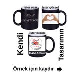 serfo Sihirli kupa bardak baskı özel günlerinde sevdiklerinize kişiye özel hediyeler