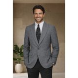 Sergio Ferraro Gri Slim Fit Klasik Erkek Blazer Ceket