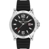Sergio Tacchini ST.1.10427-1 Erkek Kol Saati - Siyah - Gümüş