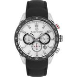 Sergio Tacchini ST.1.10441-1 Tachymeter Deri Kordon Fonksiyonlar Aktif Siyah Renk Erkek Kol Saati - Standart