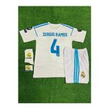 Sergo. Ramos. Real.Madrid.2018 Beyaz Çocuk Forması 4 Parça