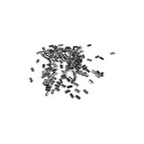 Serhat Aksesuar ve El İşçilik 10x5 mm Dikme Taş Metalik Gri Boncuk (30 Gr 270 Adet)
