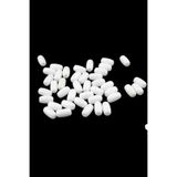 Serhat Aksesuar ve El İşçilik 11x20 mm Silindir Şeklinde Beyaz Plastik Boncuk Takı Malzemesi 4 mm (10 Adet)