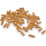 Serhat Aksesuar ve El İşçilik 12 Mm Arpa Şeritli Açık Kahve (22X6 MM) Ahşap Boncuk 35 gr (70 ADET)