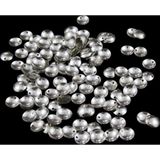 Serhat Aksesuar ve El İşçilik 12 mm Gümüş Bombeli Pirinç Metal Pul Payet (30 Gr 60 Adet)