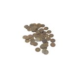 Serhat Aksesuar ve El İşçilik 16 mm Eskitme Gold Ortadan Delikli Pirinç Metal Pul Payet (30 Gr 35 Adet)