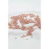 Serhat Aksesuar ve El İşçilik 4 mm Açık Pembe Somon Plastik İnci Boncuk Aksesuar Takı Malzemesi (25 Gr)