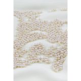 Serhat Aksesuar ve El İşçilik 4 mm Koyu Krem1 Plastik İnci Boncuk Aksesuar Takı Malzemesi (25 Gr)