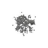 Serhat Aksesuar ve El İşçilik 4x4 mm Kare Gümüş Plastik Boncuk (30 Gr 560 Adet)