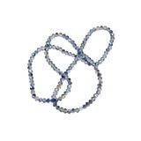 Serhat Aksesuar ve El İşçilik 6 Mm Indigo Kristal Cam Boncuk 1 Dizi - (80-85 ADET)