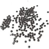 Serhat Aksesuar ve El İşçilik 6x2,5 mm Metalik Gri İçten Delikli Plastik Boncuk (30 Gr 430 Adet)