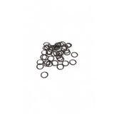 Serhat Aksesuar ve El İşçilik Çift Delikli 16,8x2 mm Pirinç Koyu Bakır Halka (30 Gr 70 Adet)