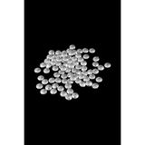 Serhat Aksesuar ve El İşçilik Çift Delikli Gümüş 11 mm Dikme Taş Boncuk (30 Gr 105 Adet)