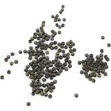 Serhat Aksesuar ve El İşçilik Çizgi Desenli Yuvarlak 4 mm Metal Boncuk (30 Gr 400 Adet)