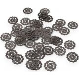 Serhat Aksesuar ve El İşçilik Gölge Çiçeği Modeli 22 Mm Metal 10 Adet (Küpe Aparatı, Bileklik Ucu, Broş Aksesuar)