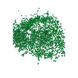 Serhat Aksesuar ve El İşçilik Gösterişli Yeşil 3 mm Plastik Boncuk Aksesuar Takı Malzemesi (25 Gr)