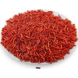 Serhat Aksesuar ve El İşçilik Kristal Turuncu Boru Boncuk 100 Gr
