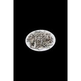Serhat Aksesuar ve El İşçilik Metal Gümüş Boru 20 Mm Boncuk 30 gr 55 Adet