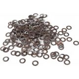 Serhat Aksesuar ve El İşçilik Ortası Delik 12X2 Mm Koyu Bakır Pirinç Pul Payet (30 Gr 95 Adet)