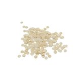 Serhat Aksesuar ve El İşçilik Pastel Bej 10 mm Yandan Delikli Plastik Pul Payet 30 Gr (Tülbent, Oya, Havlu Malzemesi)