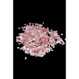 Serhat Aksesuar ve El İşçilik Pembe Şeffaf 6x10 mm Mekik Desen Plastik Pul Payet 30 Gr (Tülbent, Oya, Havlu Malzemesi)